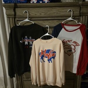 Buffalo Themed Sweatshirts and Long Sleeve Shirt